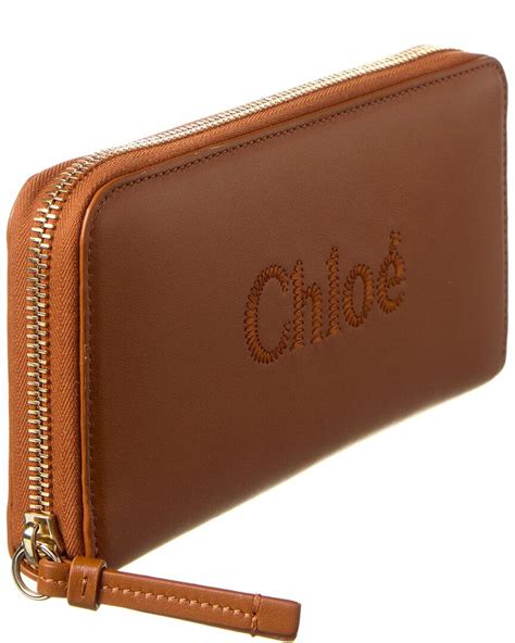 chloe wallet card holder|chloe zip around wallet.